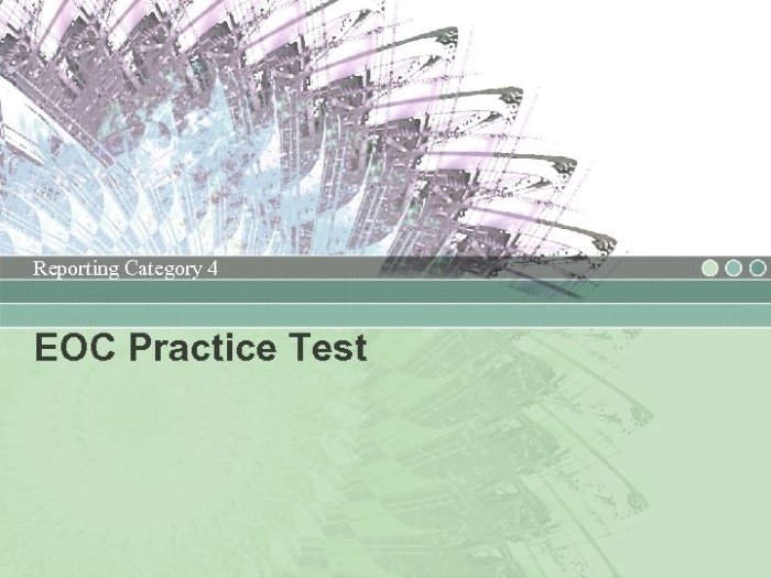 Eoc practice test geometry answers