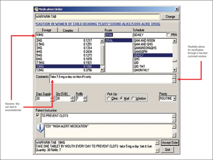 Computerized structured