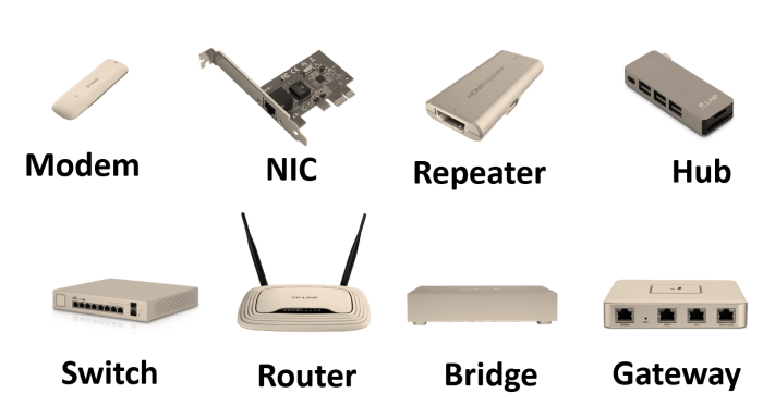 This device connects nodes within the network and hubs: